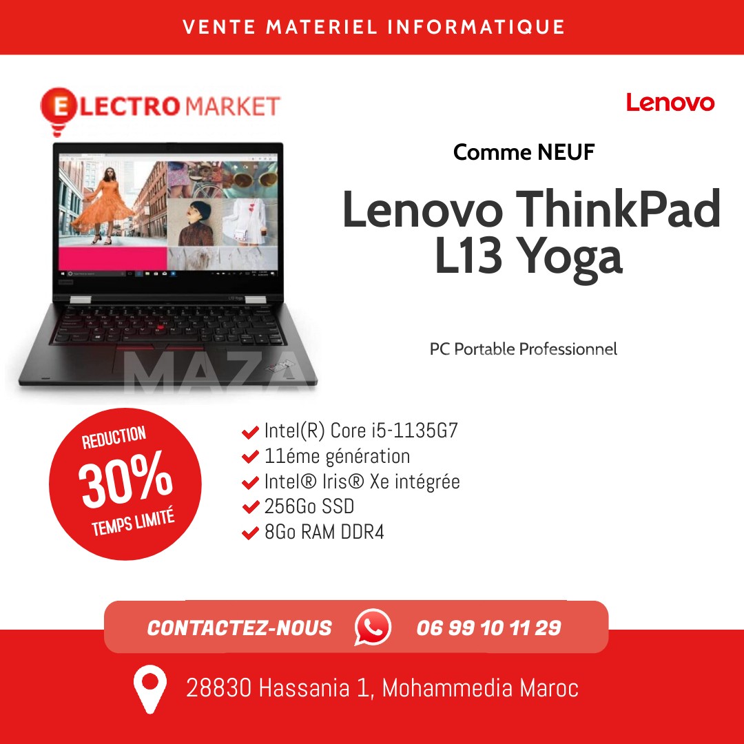 Vente Lenovo ThinkPad L13 Yoga occasion